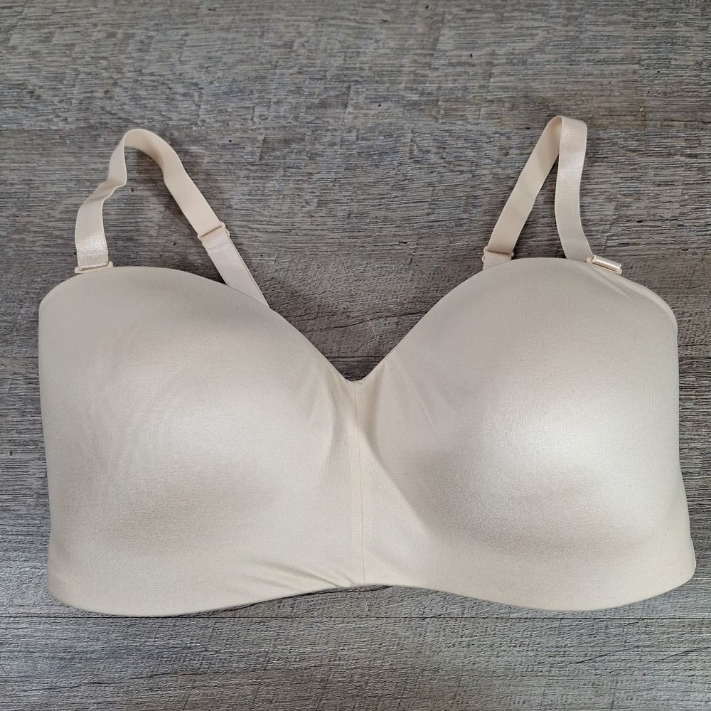 Wacoal 854372 Sz 36DD Wireless Staying Power Beige Nude